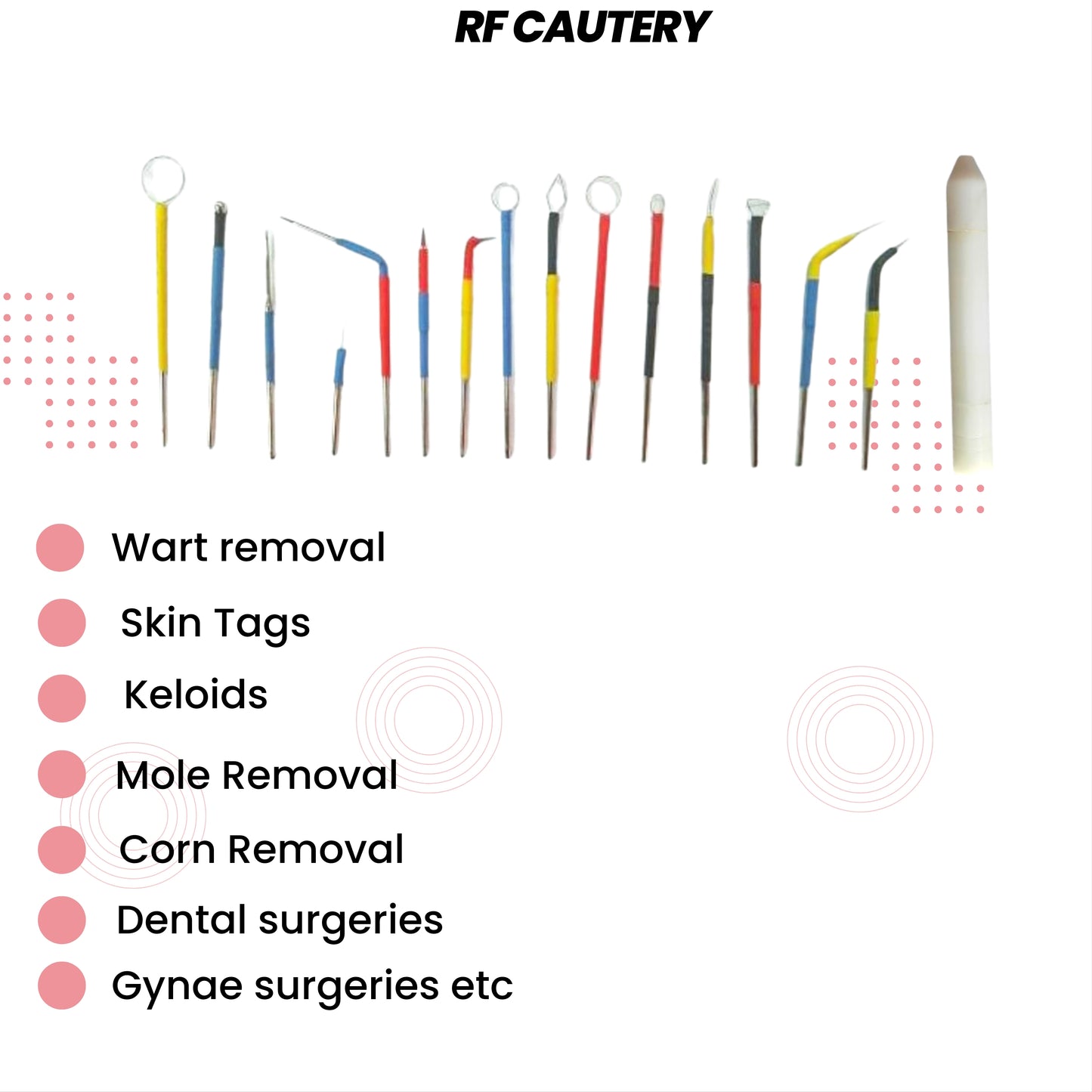 Non Ablative Radio Frequency Machine For Skin Tightening (Face And Body) With RF Cautery