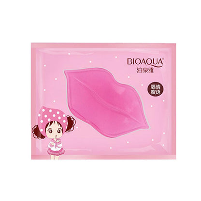 a pink sheet with a cartoon girl on it