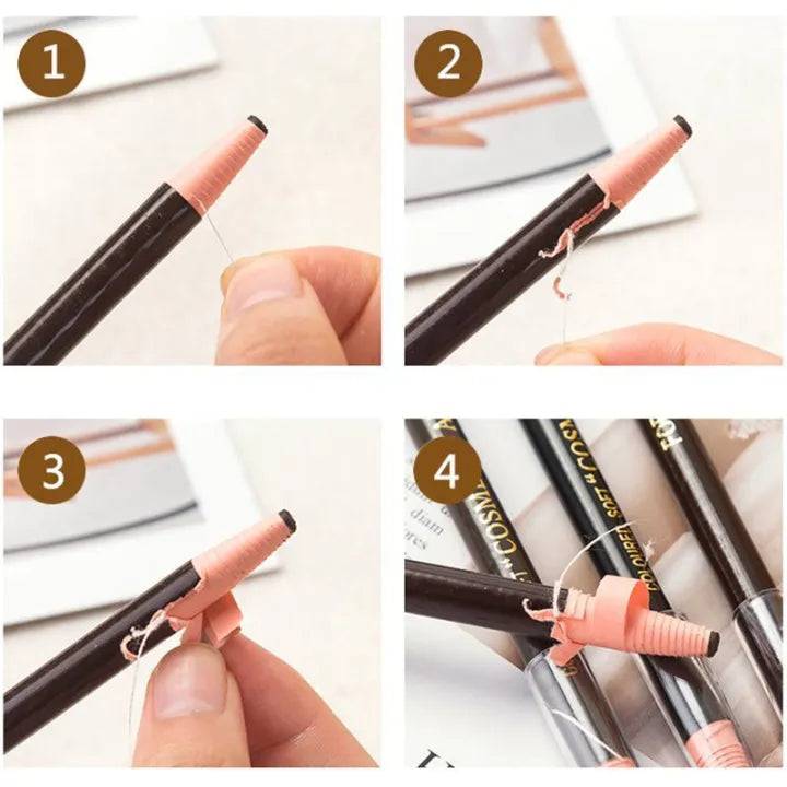 Waterproof Eyebrow Pencil Brow Pencil Long Lasting Microblading Supplies Kit,Brow Pencil Set for Marking,Creat Natural Eyebrow Makeup