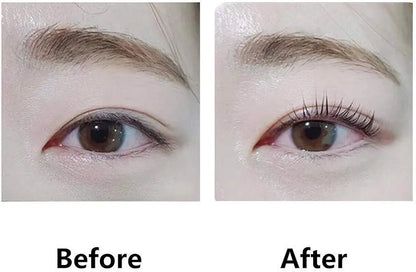 the before and after of a woman's eye