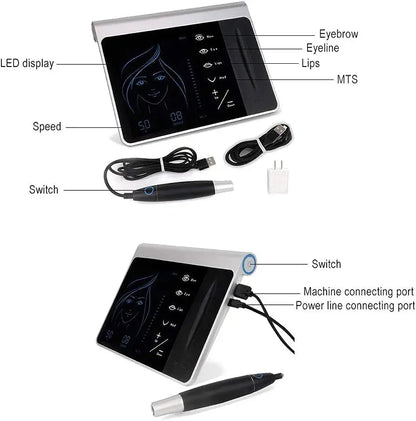 SD Cosmetics Care Silver Permanent Make-up Digital Machine / PMU machine