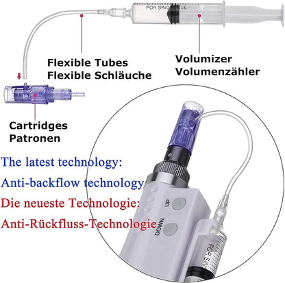 a diagram showing the parts of a medical device