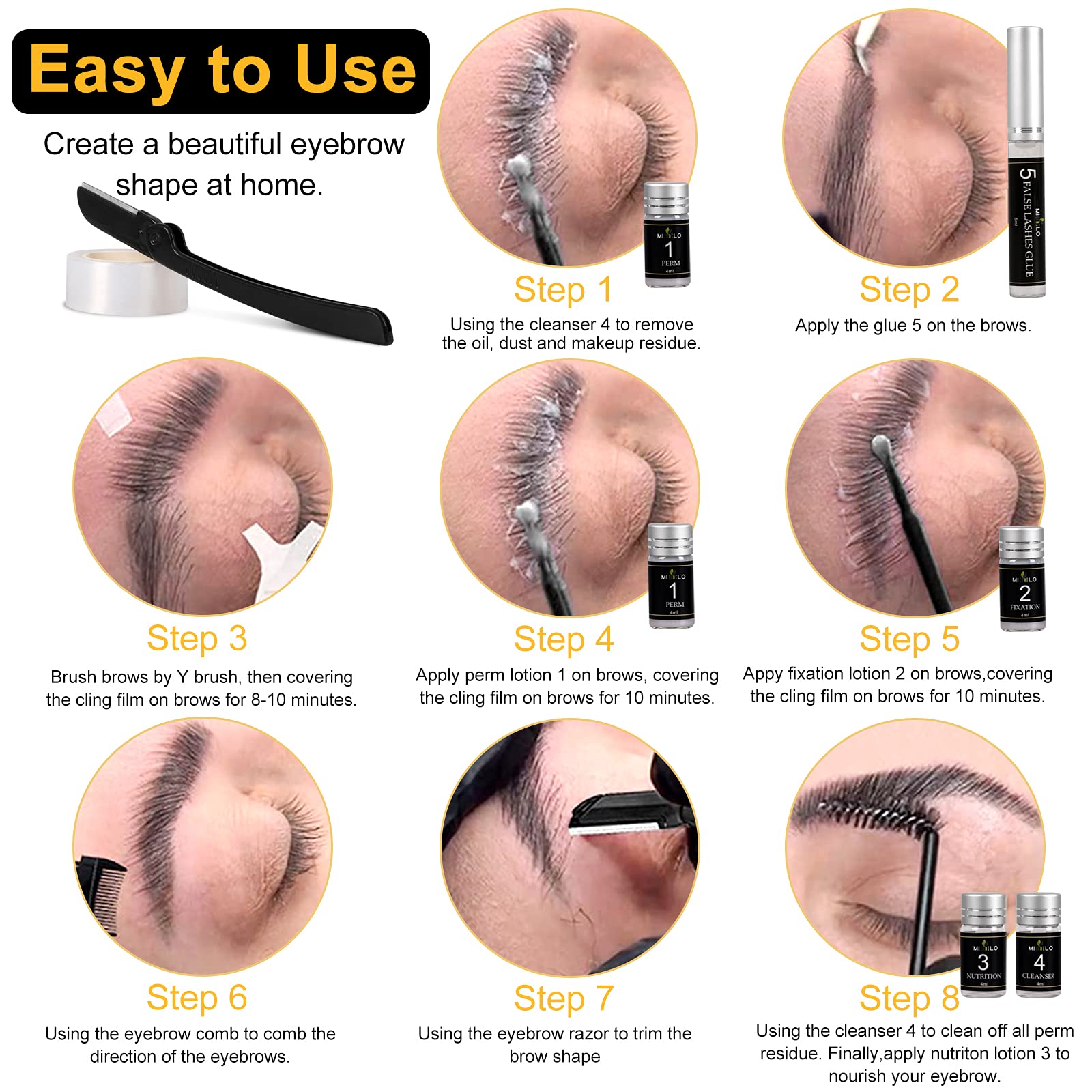 instructions for how to use an eyeliner brush