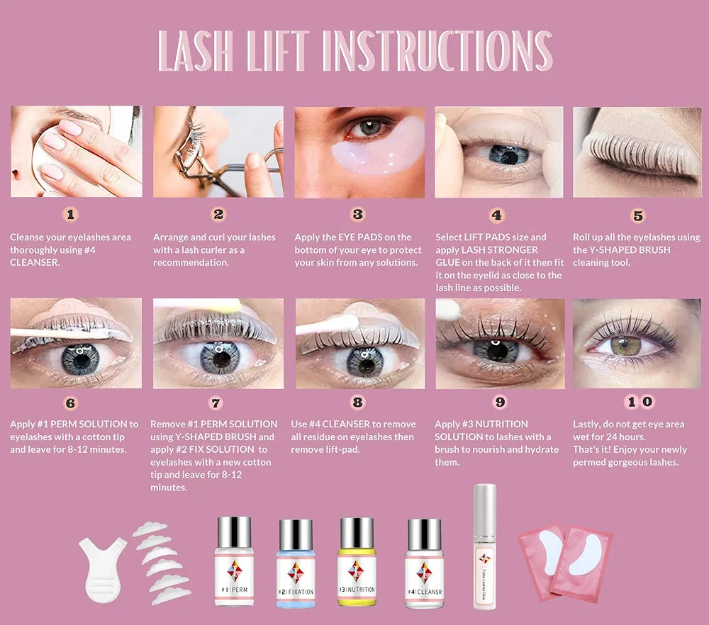 the instructions for how to use eyeliners