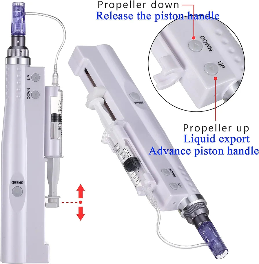 a medical device with instructions on how to use it