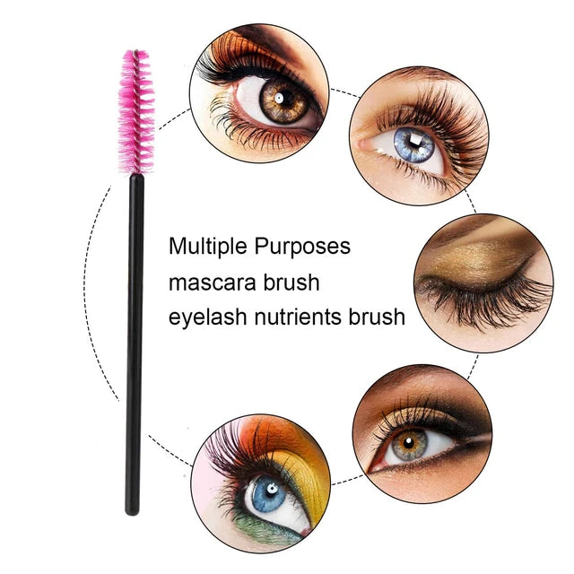 a close up of a mascara with different colors