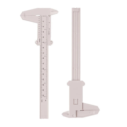 PMU 150MM Vernier Caliper Sliding Measuring Device Makeup Measure Eyebrow Guide Ruler