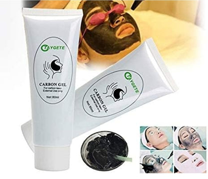 SD Cosmetics Care Carbon Peel Gel of Q-Switch Nd:Yag Laser,80ML Carbon Peel Gel for Skin Rejuvenation Black Doll,Facial Skin Deep Cleaning with Carbon Gel for Laser