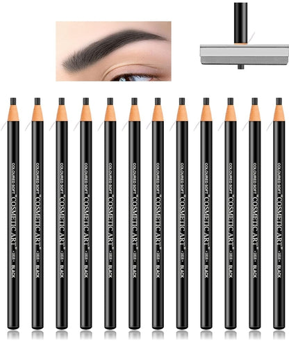 Waterproof Eyebrow Pencil Brow Pencil Long Lasting Microblading Supplies Kit,Brow Pencil Set for Marking,Creat Natural Eyebrow Makeup