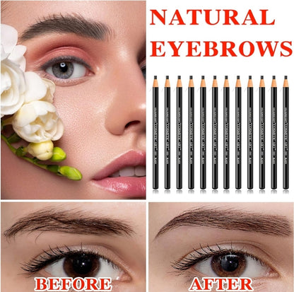 Waterproof Eyebrow Pencil Brow Pencil Long Lasting Microblading Supplies Kit,Brow Pencil Set for Marking,Creat Natural Eyebrow Makeup