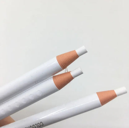 White Eyebrow Pencil 1818 Microblading Waterproof Mark Pen for Semi Permanent MakeUp Natural Persistent for Surgical Skin Marker