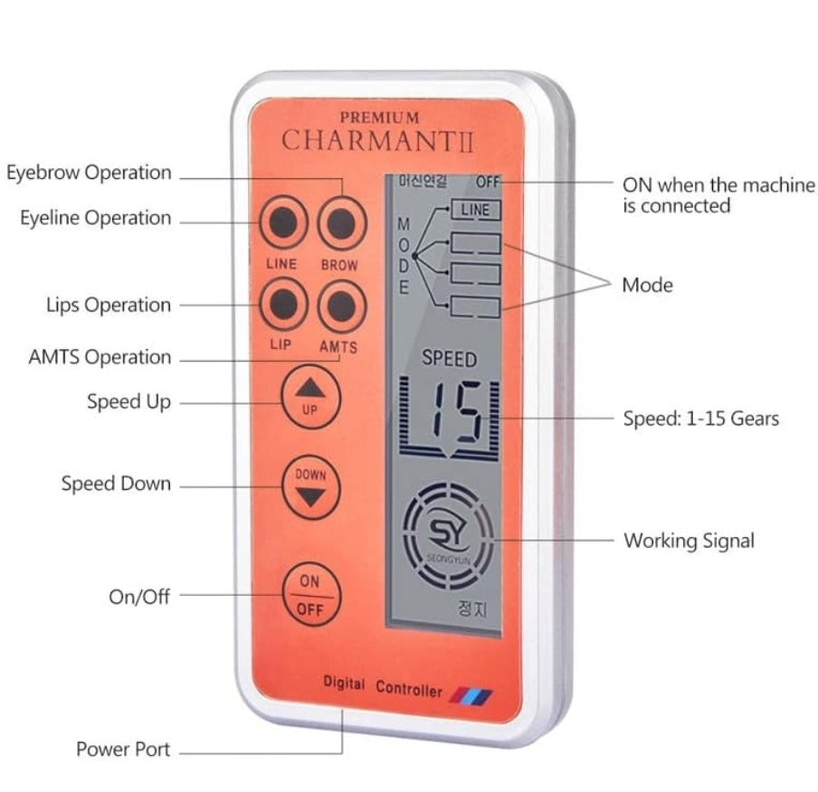 a close up of a thermometer on a white background