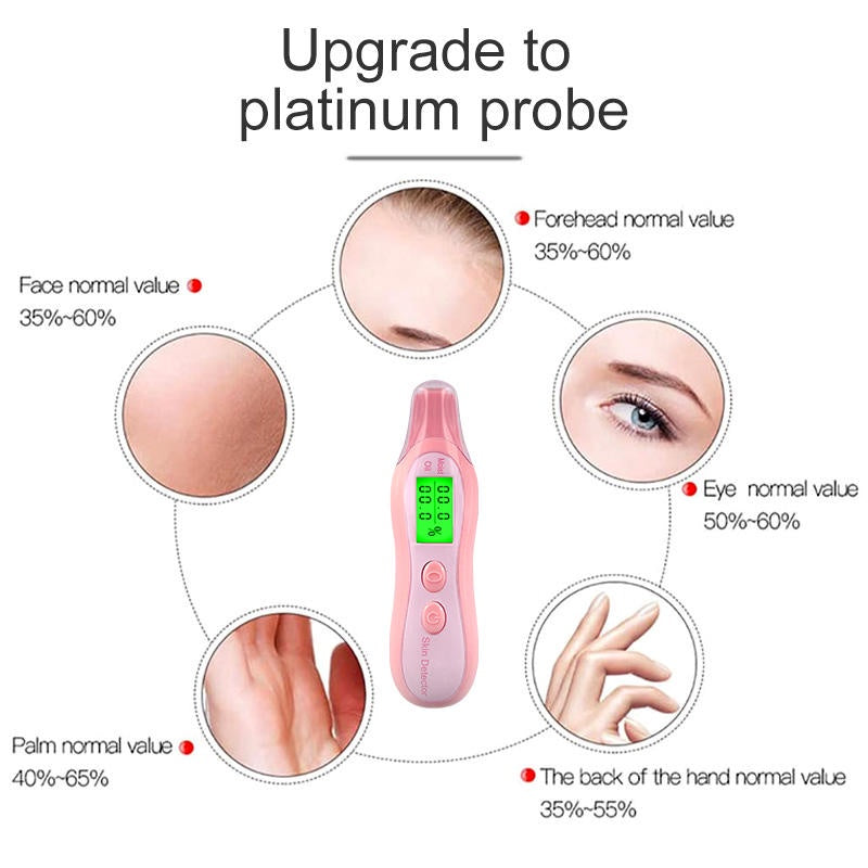 a picture of a woman's face with the words upgrade to platinum probe