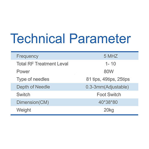 Portable Micro Needling Radio Frequency Mnrf Machine