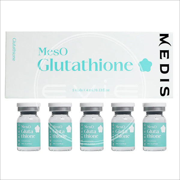 five bottles of meso glutatione