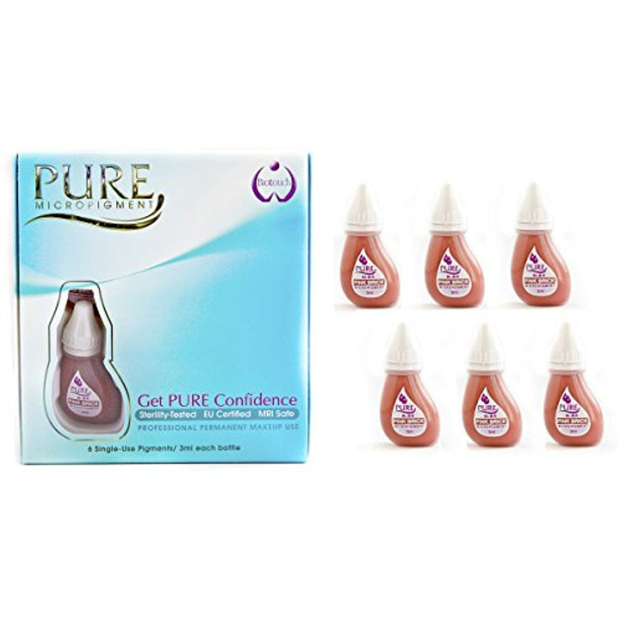 a pack of six bottles of pure feminine gel