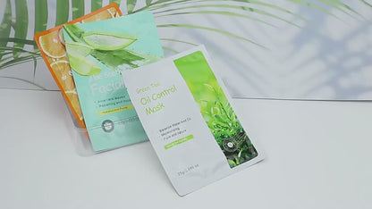 Aloe Vera Facial Sheet Masks (10 Pairs)