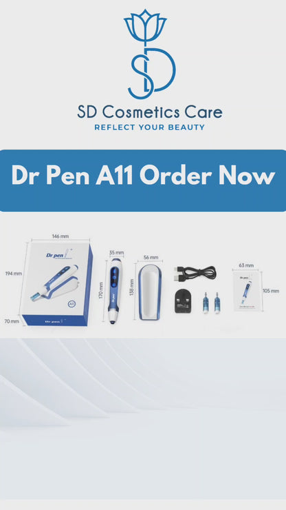 Dr Pen A11 Ultima PRO Microneedling Pen with LED Control, 6 Speed Settings