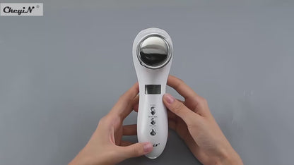 Hot & Cold Facial Massager: 8600 Vibarations, 42° Temp, Anti-Wrinkle - Hot and Cool Device