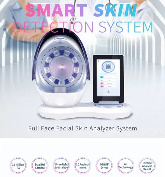 Portable Magic Mirror For Facial Skin Scanner Analyser