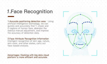 Portable Magic Mirror For Facial Skin Scanner Analyser